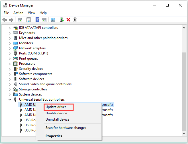 usb composite device driver update